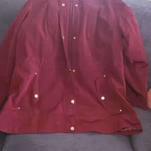 Liz Claiborne XL Burgundy winter coat/ jacket